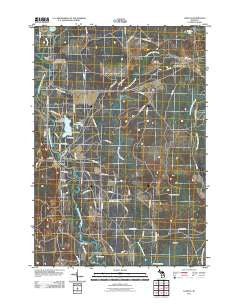 Lovells Michigan Historical topographic map, 1:24000 scale, 7.5 X 7.5 Minute, Year 2011