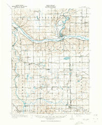 Lowell Michigan Historical topographic map, 1:62500 scale, 15 X 15 Minute, Year 1918