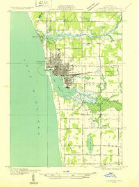Ludington Michigan Historical topographic map, 1:31680 scale, 7.5 X 7.5 Minute, Year 1932