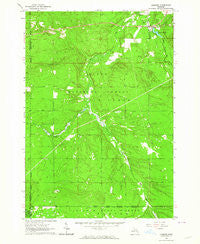 Luzerne Michigan Historical topographic map, 1:24000 scale, 7.5 X 7.5 Minute, Year 1963