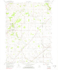 Macon Michigan Historical topographic map, 1:24000 scale, 7.5 X 7.5 Minute, Year 1967