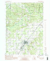 Mancelona Michigan Historical topographic map, 1:24000 scale, 7.5 X 7.5 Minute, Year 1985