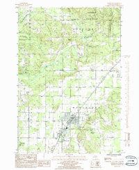 Mancelona Michigan Historical topographic map, 1:24000 scale, 7.5 X 7.5 Minute, Year 1985