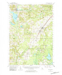 Mancelona Michigan Historical topographic map, 1:62500 scale, 15 X 15 Minute, Year 1956