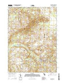 Manchester Michigan Historical topographic map, 1:24000 scale, 7.5 X 7.5 Minute, Year 2014