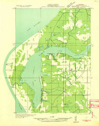 Manistee SW Michigan Historical topographic map, 1:31680 scale, 7.5 X 7.5 Minute, Year 1931