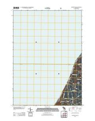 Manistee NW Michigan Historical topographic map, 1:24000 scale, 7.5 X 7.5 Minute, Year 2012