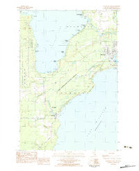 Manistique West Michigan Historical topographic map, 1:25000 scale, 7.5 X 7.5 Minute, Year 1983