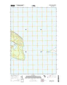 Manitou Island Michigan Historical topographic map, 1:24000 scale, 7.5 X 7.5 Minute, Year 2014
