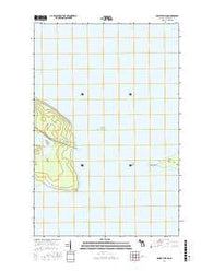 Manitou Island Michigan Current topographic map, 1:24000 scale, 7.5 X 7.5 Minute, Year 2017