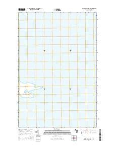 Manitou Island OE E Michigan Historical topographic map, 1:24000 scale, 7.5 X 7.5 Minute, Year 2014