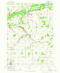 Maple Rapids Michigan Historical topographic map, 1:24000 scale, 7.5 X 7.5 Minute, Year 1965