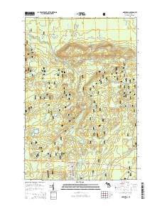 Marenisco Michigan Historical topographic map, 1:24000 scale, 7.5 X 7.5 Minute, Year 2014