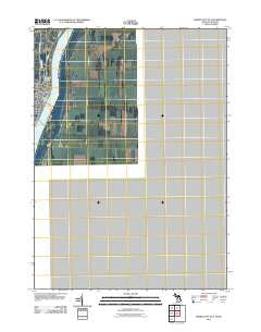 Marine City OE E Michigan Historical topographic map, 1:24000 scale, 7.5 X 7.5 Minute, Year 2011