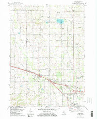 Marne Michigan Historical topographic map, 1:24000 scale, 7.5 X 7.5 Minute, Year 1980