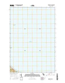 Marquette OE E Michigan Current topographic map, 1:24000 scale, 7.5 X 7.5 Minute, Year 2017