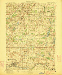 Marshall Michigan Historical topographic map, 1:62500 scale, 15 X 15 Minute, Year 1923