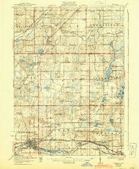 Marshall Michigan Historical topographic map, 1:62500 scale, 15 X 15 Minute, Year 1923