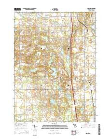 Martin Michigan Historical topographic map, 1:24000 scale, 7.5 X 7.5 Minute, Year 2014
