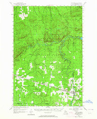 Matchwood Michigan Historical topographic map, 1:62500 scale, 15 X 15 Minute, Year 1956