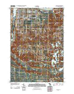 Mayfield Michigan Historical topographic map, 1:24000 scale, 7.5 X 7.5 Minute, Year 2011