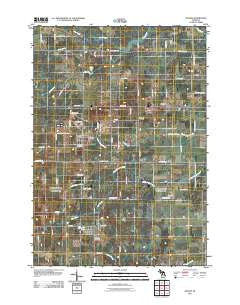 McBain Michigan Historical topographic map, 1:24000 scale, 7.5 X 7.5 Minute, Year 2011