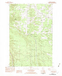 McKeever Michigan Historical topographic map, 1:25000 scale, 7.5 X 7.5 Minute, Year 1982