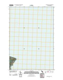McRae Bay OE E Michigan Historical topographic map, 1:24000 scale, 7.5 X 7.5 Minute, Year 2011