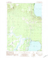 Meads Landing Michigan Historical topographic map, 1:25000 scale, 7.5 X 7.5 Minute, Year 1983