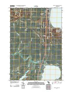 Meads Landing Michigan Historical topographic map, 1:24000 scale, 7.5 X 7.5 Minute, Year 2011