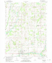 Mendon Michigan Historical topographic map, 1:24000 scale, 7.5 X 7.5 Minute, Year 1982