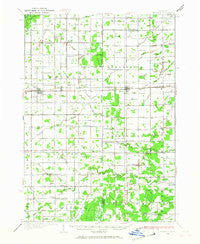 Merrill Michigan Historical topographic map, 1:62500 scale, 15 X 15 Minute, Year 1934