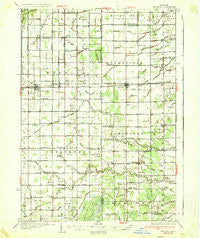 Merrill Michigan Historical topographic map, 1:62500 scale, 15 X 15 Minute, Year 1937