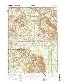 Merson Michigan Historical topographic map, 1:24000 scale, 7.5 X 7.5 Minute, Year 2014