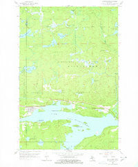 Michigamme Michigan Historical topographic map, 1:24000 scale, 7.5 X 7.5 Minute, Year 1956