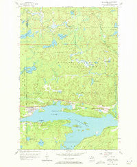 Michigamme Michigan Historical topographic map, 1:24000 scale, 7.5 X 7.5 Minute, Year 1956