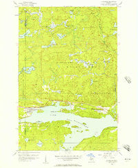 Michigamme Michigan Historical topographic map, 1:24000 scale, 7.5 X 7.5 Minute, Year 1956