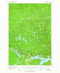 Michigamme Michigan Historical topographic map, 1:62500 scale, 15 X 15 Minute, Year 1956
