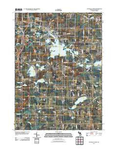 Michigan Center Michigan Historical topographic map, 1:24000 scale, 7.5 X 7.5 Minute, Year 2011