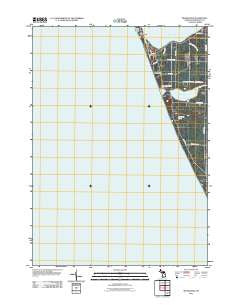 Michillinda Michigan Historical topographic map, 1:24000 scale, 7.5 X 7.5 Minute, Year 2011