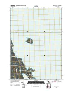 Middle Island Michigan Historical topographic map, 1:24000 scale, 7.5 X 7.5 Minute, Year 2011