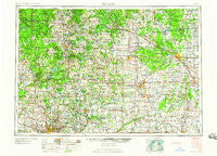 Midland Michigan Historical topographic map, 1:250000 scale, 1 X 2 Degree, Year 1959