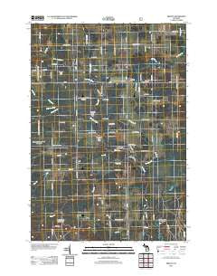 Mikado Michigan Historical topographic map, 1:24000 scale, 7.5 X 7.5 Minute, Year 2012