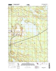Milakokia Lake Michigan Current topographic map, 1:24000 scale, 7.5 X 7.5 Minute, Year 2017