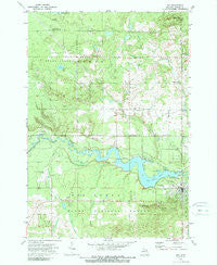 Mio Michigan Historical topographic map, 1:24000 scale, 7.5 X 7.5 Minute, Year 1972