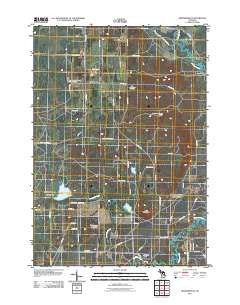 Moddersville Michigan Historical topographic map, 1:24000 scale, 7.5 X 7.5 Minute, Year 2011