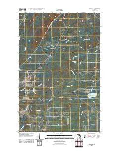Mohawk Michigan Historical topographic map, 1:24000 scale, 7.5 X 7.5 Minute, Year 2011