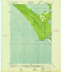 Moran NW Michigan Historical topographic map, 1:31680 scale, 7.5 X 7.5 Minute, Year 1948