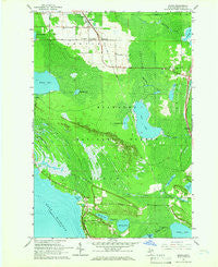 Moran Michigan Historical topographic map, 1:24000 scale, 7.5 X 7.5 Minute, Year 1964