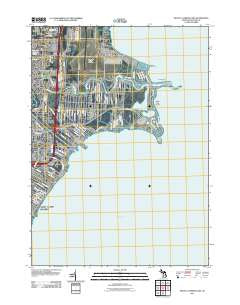 Mount Clemens East Michigan Historical topographic map, 1:24000 scale, 7.5 X 7.5 Minute, Year 2011